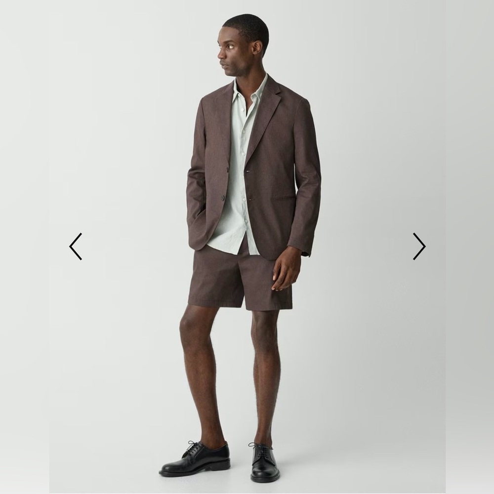 THEORY***Men Clinton Brown Linen Blazer***Size 42 $525 - Picture 5 of 9